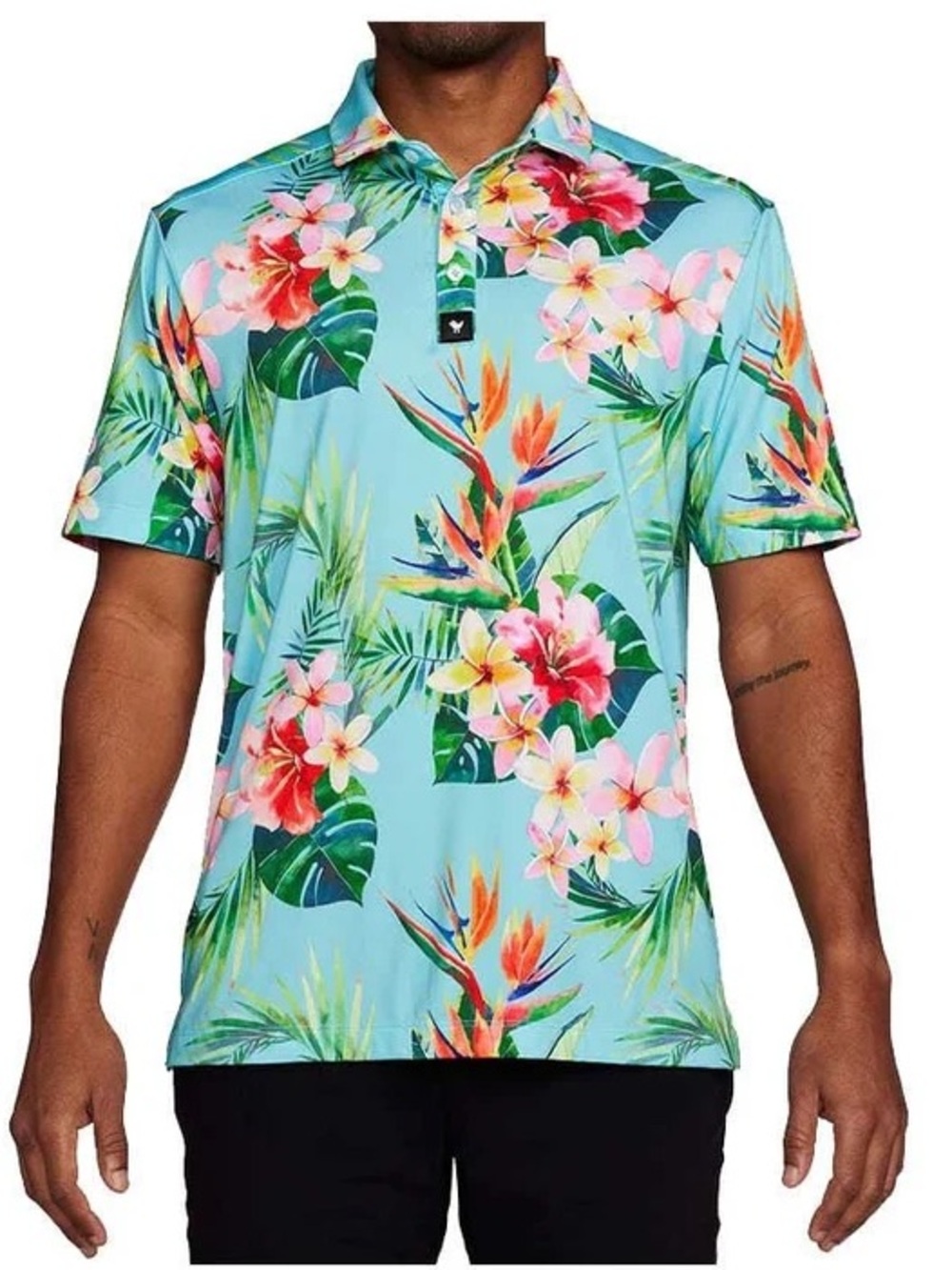 Bad Birdie Tropics Golf polo shirt